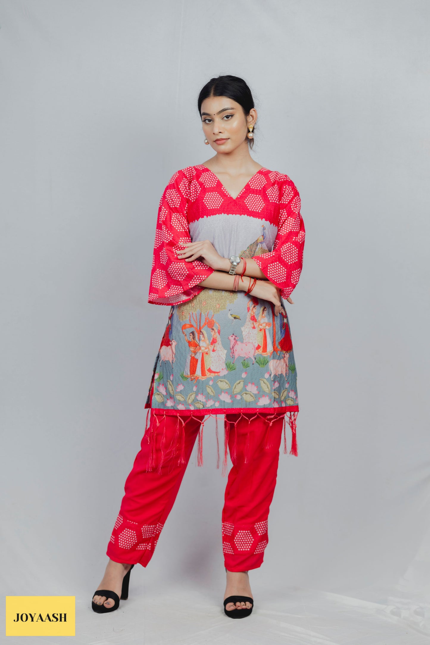 Cultural Scenery Pixel Co-ord Set