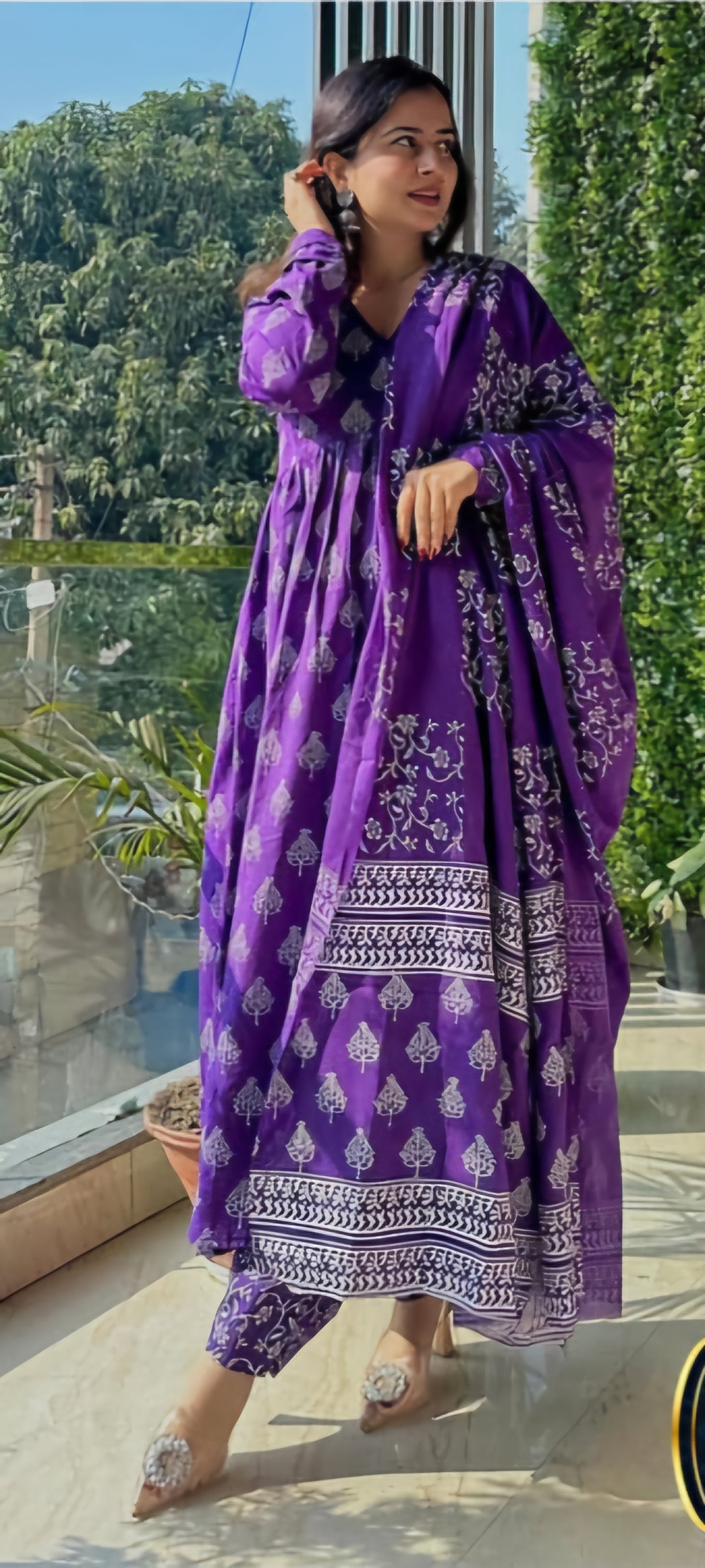 Royal Purple Kurta Set