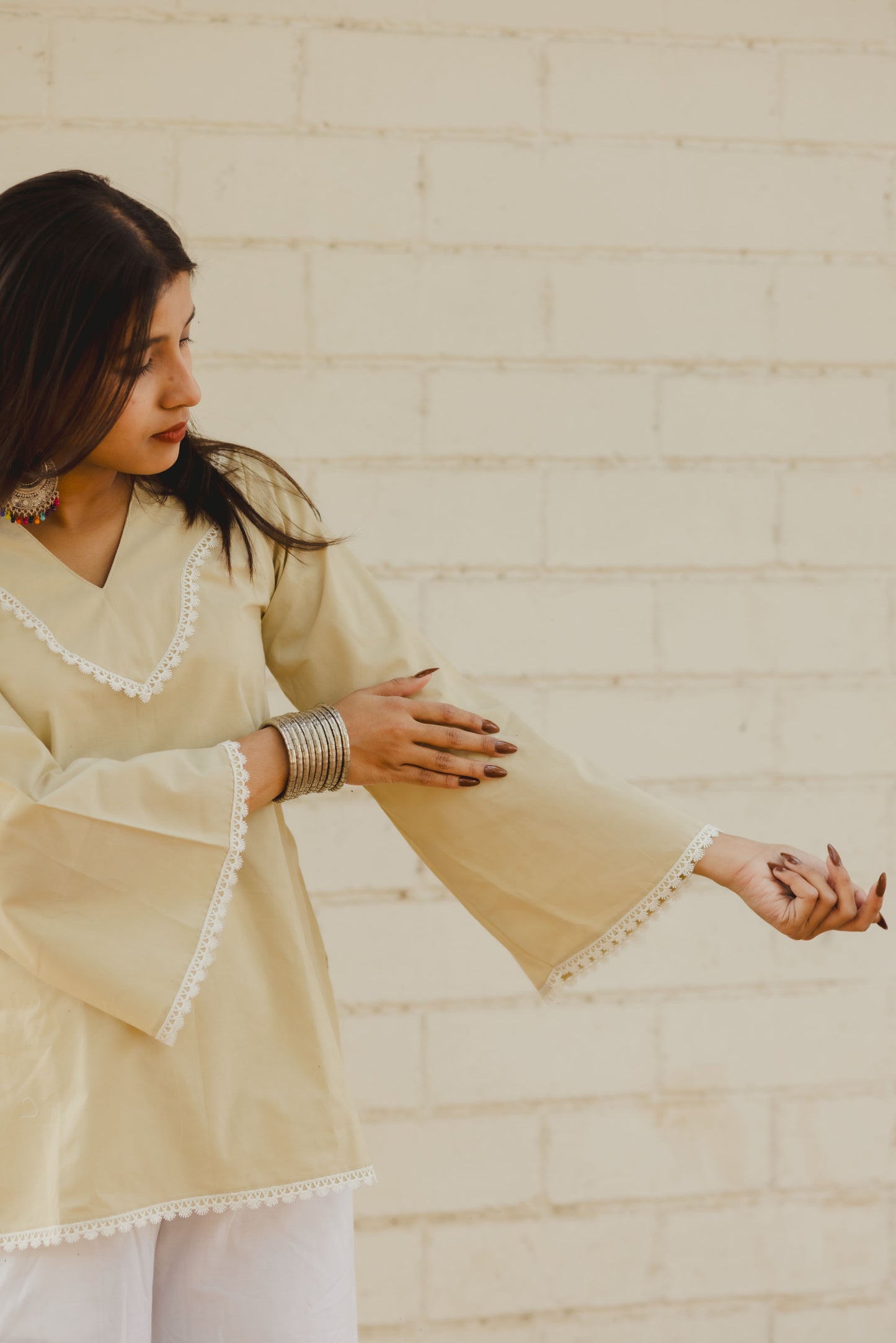 AAYAT Sleeved Short Kurti