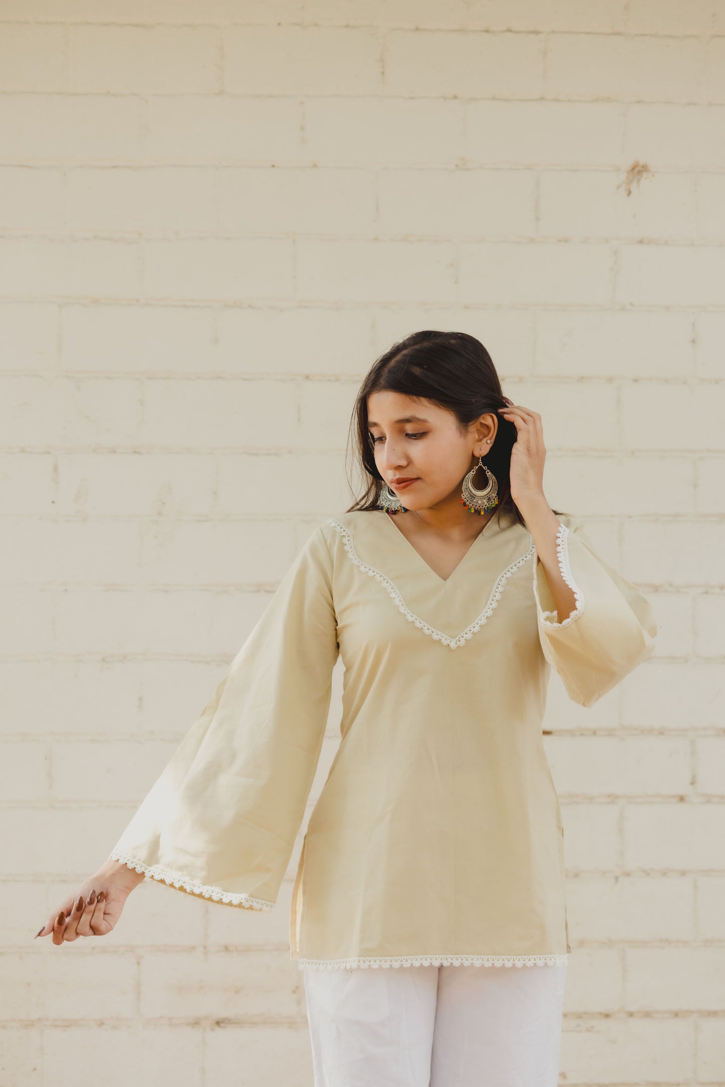 AAYAT Sleeved Short Kurti