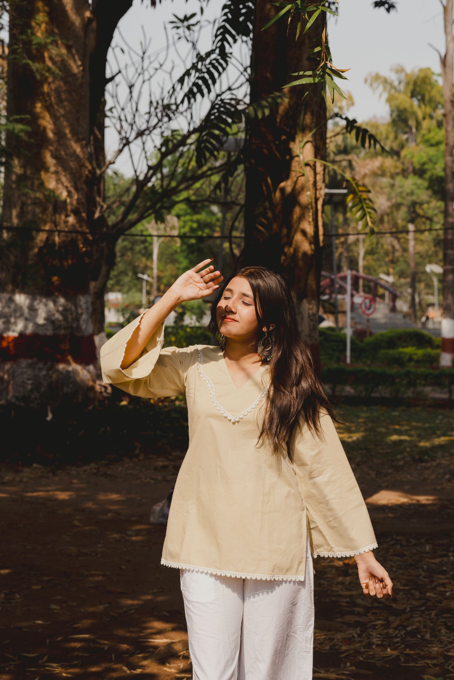 AAYAT Sleeved Short Kurti