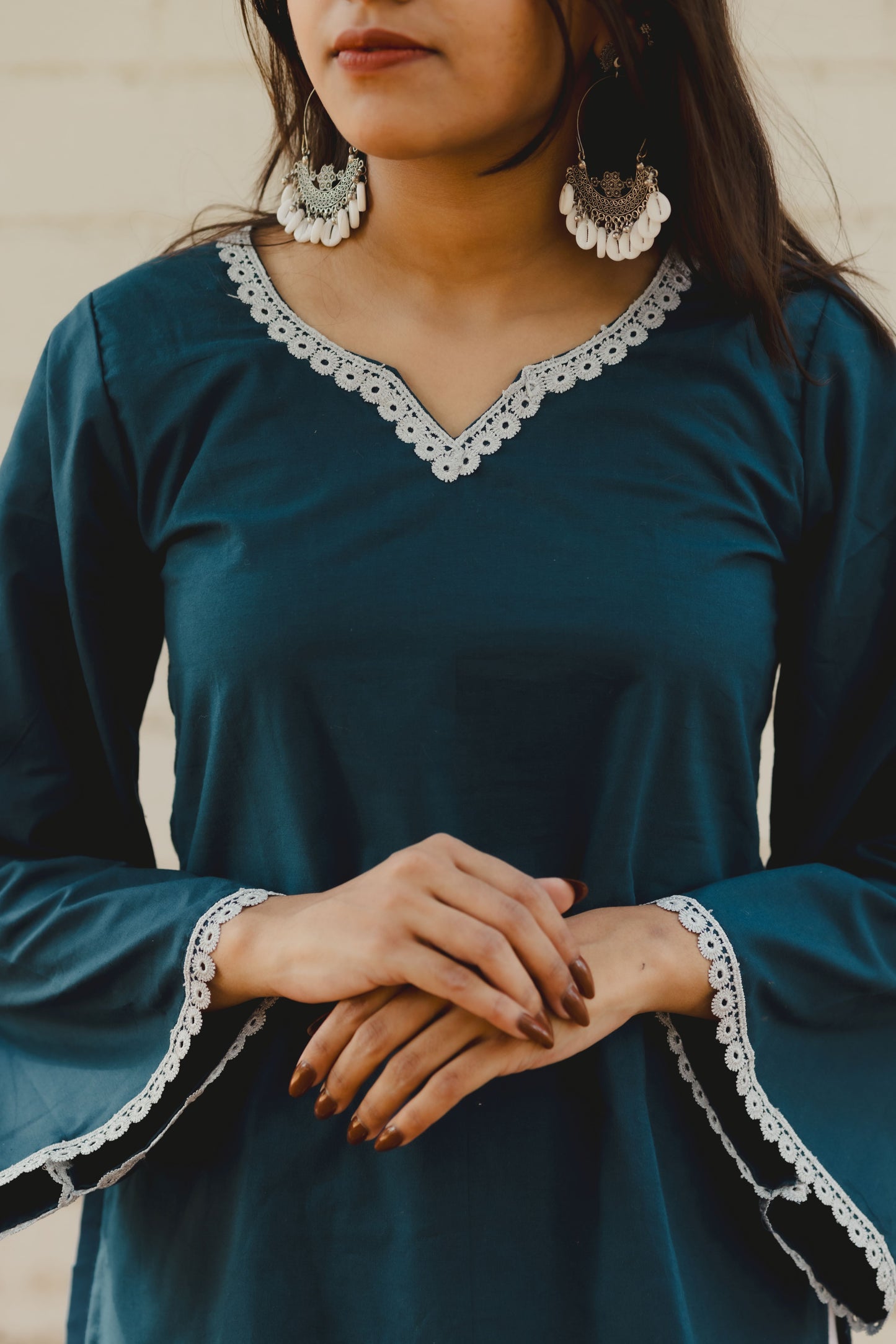 FALAK Sleeved Short Kurti