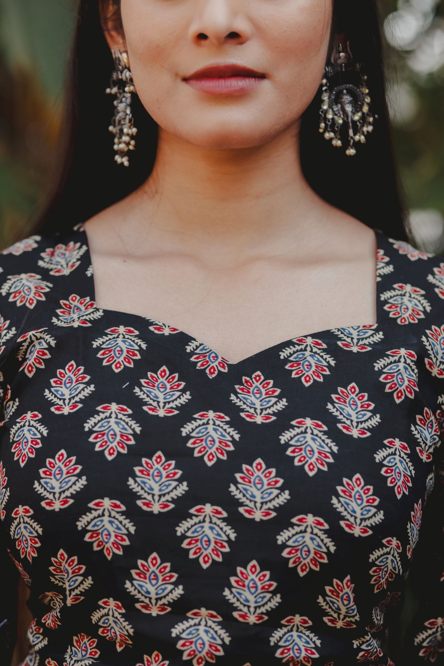 NAKHRA Black Corset Kurti