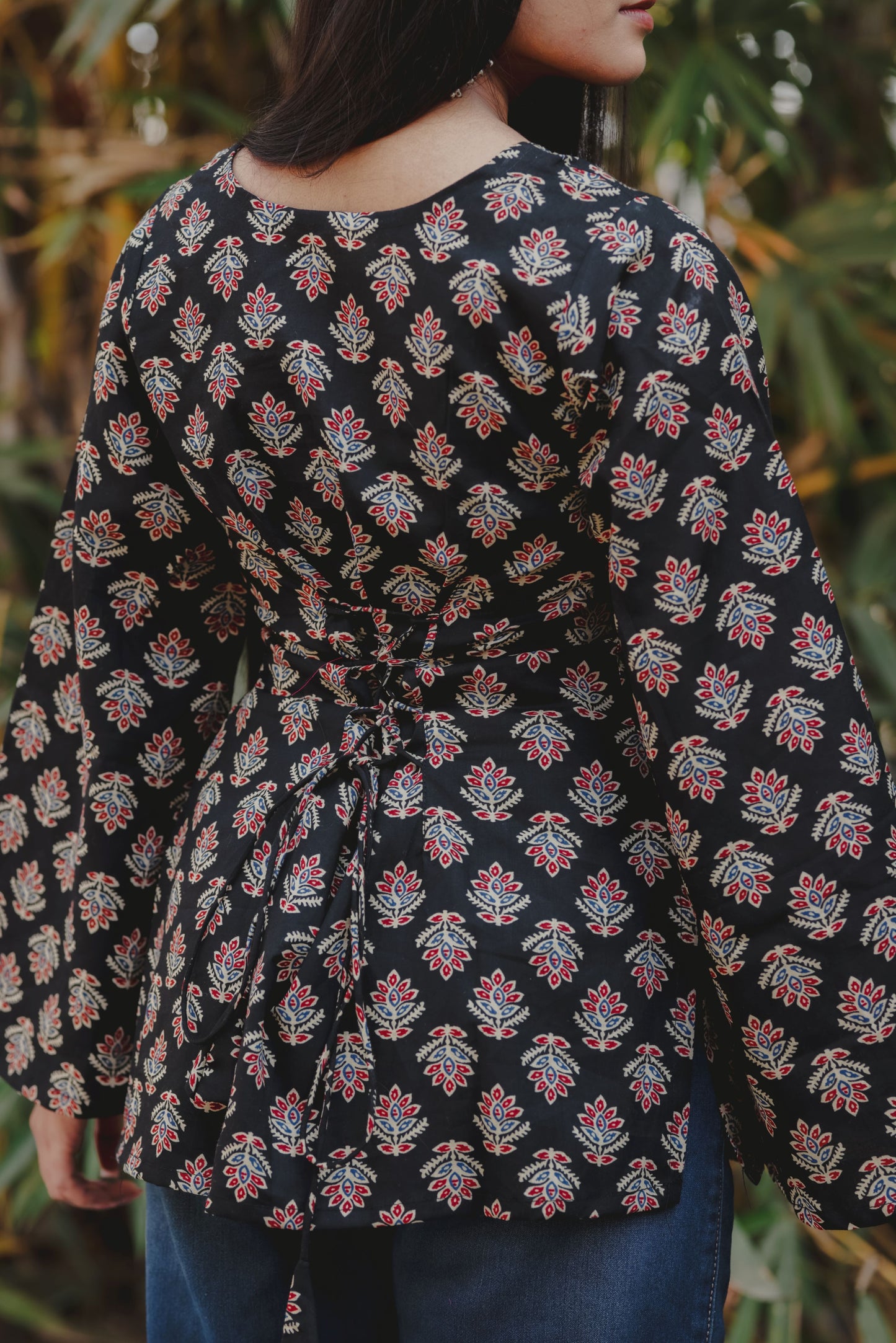 NAKHRA Black Corset Kurti