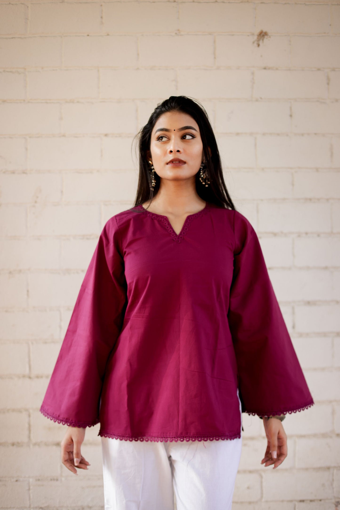 INAYAT Sleeved Short Kurti