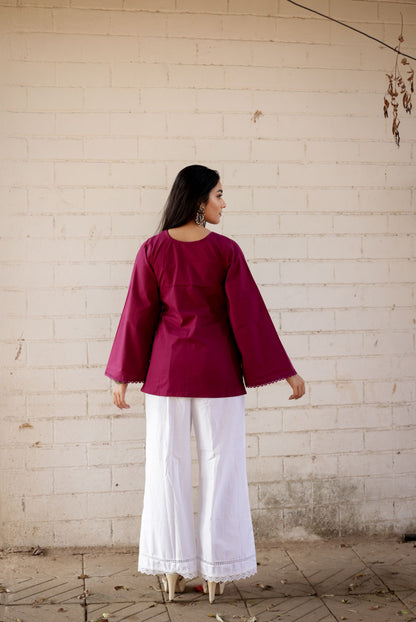 INAYAT Sleeved Short Kurti