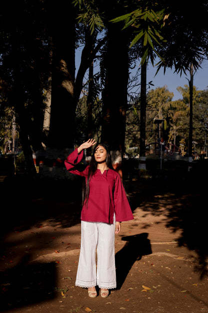 INAYAT Sleeved Short Kurti