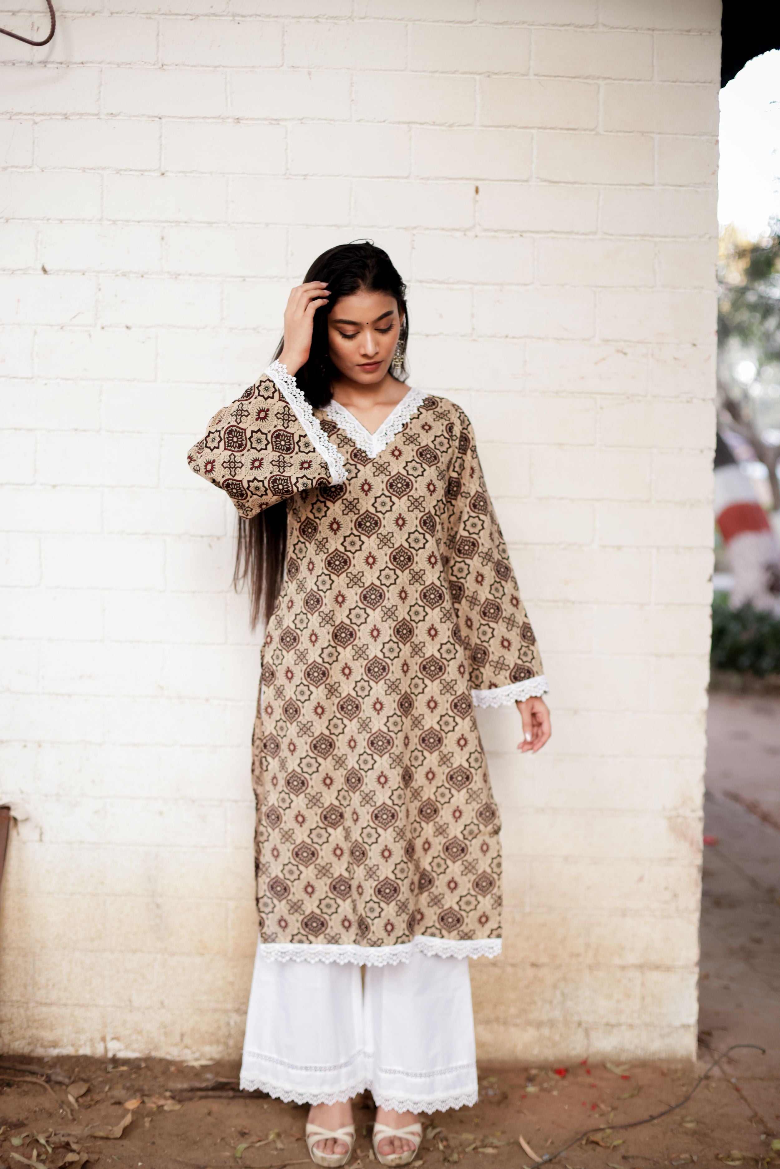 SAANJH Pakistani Long Kurta