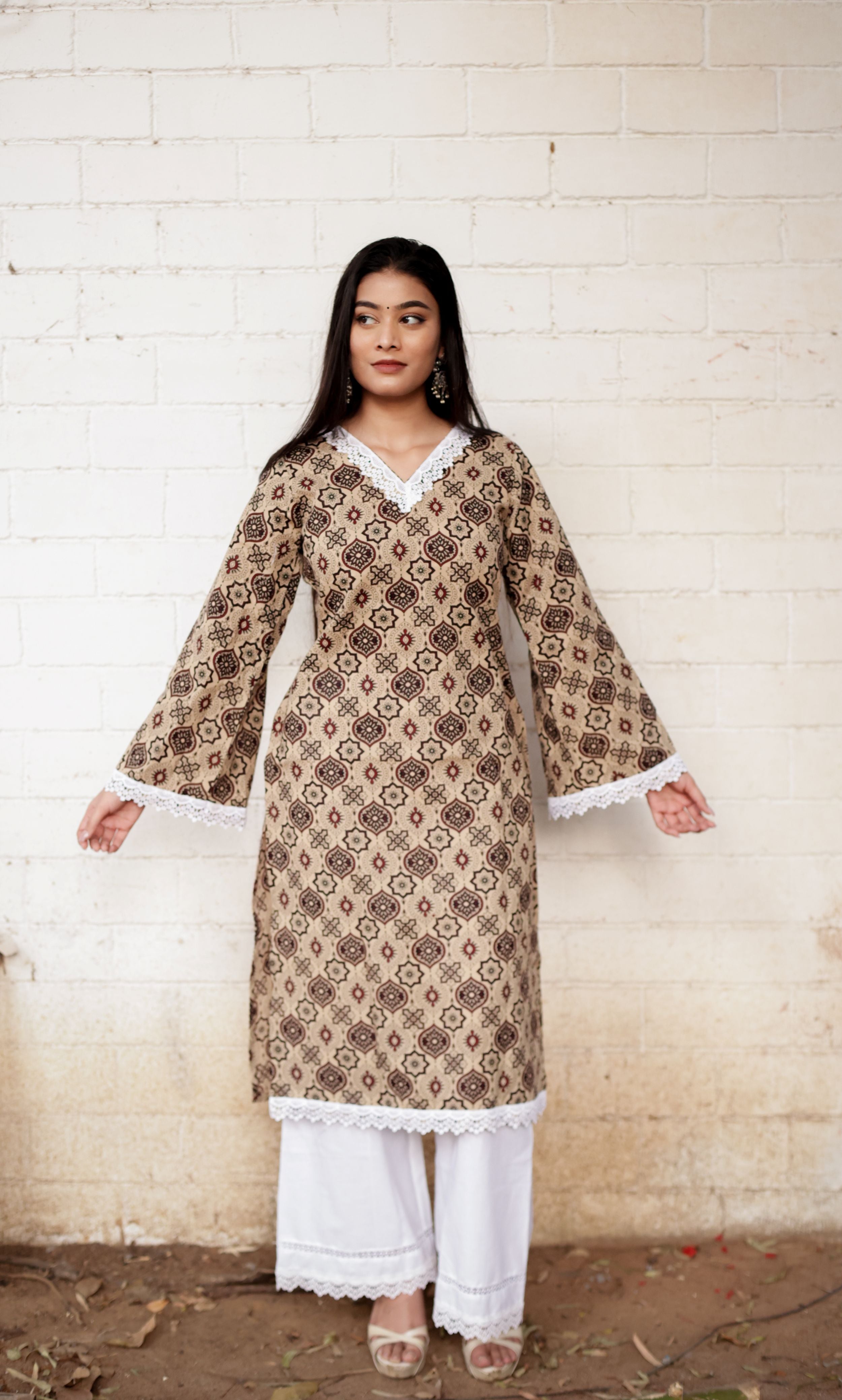 SAANJH Pakistani Long Kurta