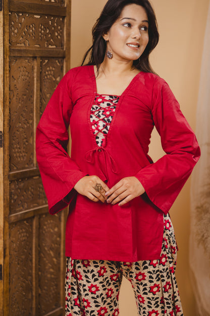 INARA Red Farshi Set