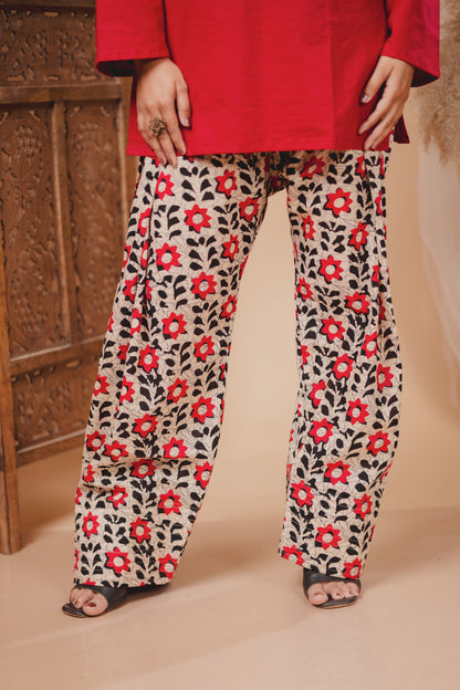 INARA Red Farshi Set