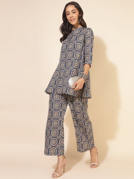 Printed Ethnic Co-ord Set