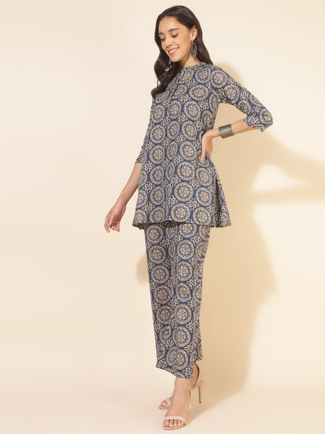 Printed Ethnic Co-ord Set